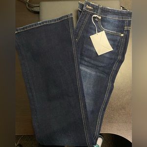 NWT KanCan Dark Wash High Rise Flare Jeans